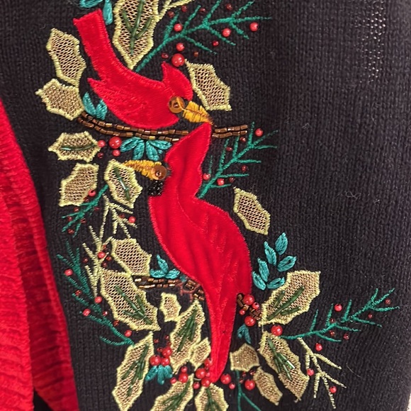 Black & Red Cardinal Vest Lisa International - Picture 4 of 6